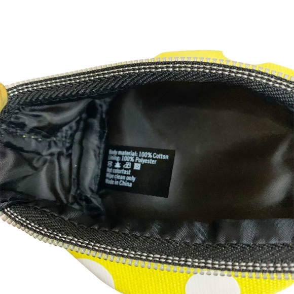 Honey Marc Jacobs Yellow Polka Dot Zippered Small Pouch - Picture 8 of 9